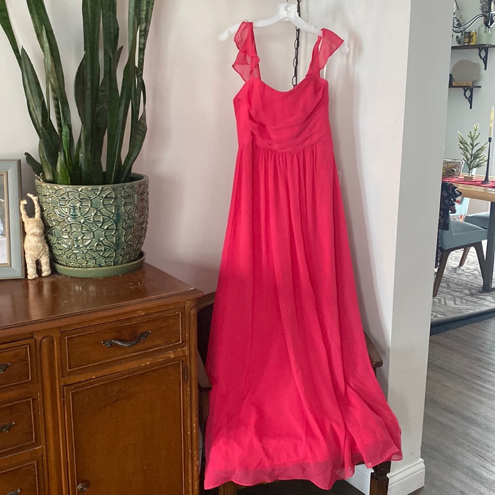 David’s Bridal Pink Gown